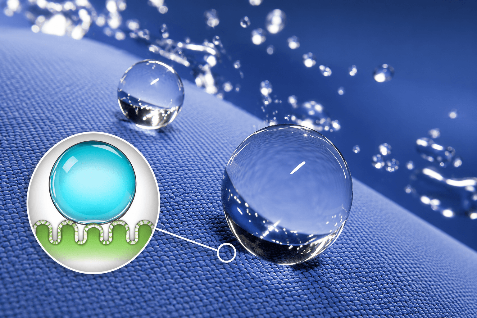 Water-Repellent but Breathable Fabric
